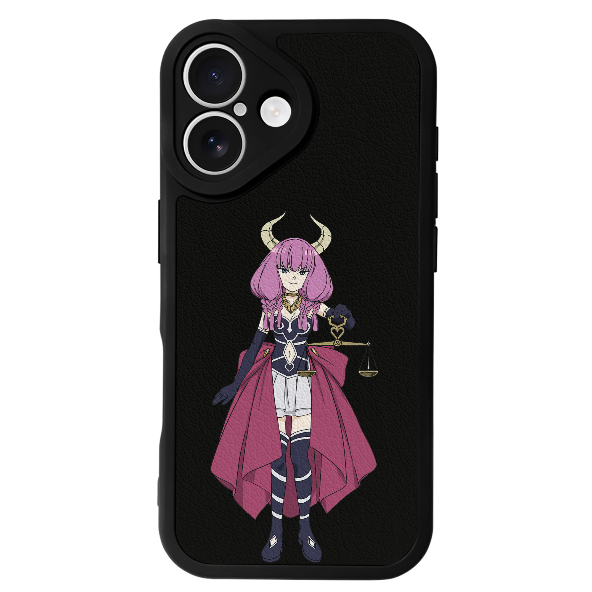 （画像用） 葬送のフリーレン Frieren 【iPhone 16シリーズ対応】シリコンスマホケース（レザー調） 材質：シリコン